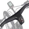 Bicycle Handlebar, 3K Carbon Fibre Bicycle MTB Riser -17 Degree One-Shaped Integrated Handlebar with Stem for Mountain Bike Parts 600-800/80-121Mm view 2