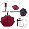 Baraida Golf Umbrella Large 62/68/72 Inch, Extra Large Oversize Double Canopy Vented Windproof Waterproof Umbrella, Automatic Open Golf Umbrella for Men and Women and Family.(72 Inch,Burgundy) view 3