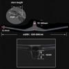 Bicycle Handlebar, 3K Carbon Fibre Bicycle MTB Riser -17 Degree One-Shaped Integrated Handlebar with Stem for Mountain Bike Parts 600-800/80-114Mm view 4