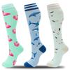 fenglaoda Compression Socks for Women Men 3 Pairs Graduated Compression Support Circulation Socks for Nurses view 1