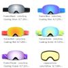 VOLOCOVER Magnetic adsorption lens anti fog Ski goggles Two lenses can be replaced Anti-fog UV Protection Ultra HD Comfy (Purple) view 3
