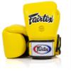 Fairtex BGV1BR Muay Thai Boxing Breathable Gloves for Men, Women, Kids | MMA Gloves, Kickboxing, Gym, Workout | Premium Quality, Light Weight & Shock Absorbent 10 oz Boxing Gloves-Yellow view 1