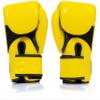 Fairtex BGV1BR Muay Thai Boxing Breathable Gloves for Men, Women, Kids | MMA Gloves, Kickboxing, Gym, Workout | Premium Quality, Light Weight & Shock Absorbent 10 oz Boxing Gloves-Yellow view 2