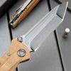 Eafengrow EF55 Pocket Knife Folding Knife G10 Handle D2 Steel Blade Folder EDC Tool Knifes for Working Camping with Clip(Brown) view 4
