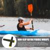 BESPORTBLE Canoe Paddle Grip Covers Yellow Comfort Fit Non-Slip Paddle Rod Sponge Wraps view 2