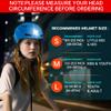 DKONI Smart Bike Helmet with USB Rechargeable Front & Back LED Light Adult Bicycle Helmets for Urban Commuter Cycling Scootering Skateboarding Skating(Large, Blue) view 2