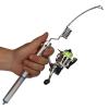JOTOUCH Portable Mini Stainless Steel Material Elastic Fishing Rod and Reel Combos, Aluminum Alloy Handle Fishing Rod and 100 Metal Spinning Wheel for River, Lake, Ice Fishing and So On view 1