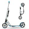 HUDORA Adjustable Height Folding Scooter for Kids, Blue, 8 Inch Big Wheels view 1