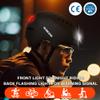 DKONI Bike Helmet with LED Lights Bicycle Helmets Commuter Cycling Helmet USB Rechargeable Front & Back LED Light Helmet for Adult Men Women(Small, Black) view 4