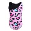 QinCiao Kids Girls Leotards Gymnastics Ballet Dance Active Wear Sleeveless Unitard Dancewear Pink 8-10 Years view 1