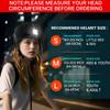 DKONI Bike Helmet with LED Lights Bicycle Helmets Commuter Cycling Helmet USB Rechargeable Front & Back LED Light Helmet for Adult Men Women (Large, Black) view 2