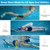 Gintenco Swim Fins, Kids Swim Training Fins for Lap Swimming, Travel Size Flippers with Mesh Bag, Silicone Swimming Fins for Kids Teens Adults Women Men view 4