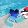 Gintenco Swim Fins, Kids Swim Training Fins for Lap Swimming, Travel Size Flippers with Mesh Bag, Silicone Swimming Fins for Kids Teens Adults Women Men view 2