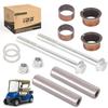 10L0L Golf Cart Spindle Assembly Repair Kit fit EZGO RXV 2008-UP & EZGO TXT/PDS 2001-UP, Include Spindle Bushings, King Pin Tubes,Claw Copper Sleeves and Washers,OEM# 70745-G01,614034,70648-G01 view 1