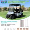 10L0L Golf Cart Spindle Assembly Repair Kit fit EZGO RXV 2008-UP & EZGO TXT/PDS 2001-UP, Include Spindle Bushings, King Pin Tubes,Claw Copper Sleeves and Washers,OEM# 70745-G01,614034,70648-G01 view 2