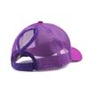 Buns Visor Glitter Plain Unisex Messy Trucker Ponytail Cap Baseball Hat Baseball Caps Stole My Hat (Purple, One Size) view 3