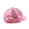 Buns Visor Glitter Plain Unisex Messy Trucker Ponytail Cap Baseball Hat Baseball Caps Stole My Hat (Pink, One Size) view 3