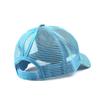 Buns Visor Glitter Plain Unisex Messy Trucker Ponytail Cap Baseball Hat Baseball Caps Stole My (Light Blue, One Size) view 3