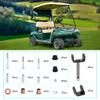 10L0L Golf Cart Deluxe Front and Rear End Repair Kit for Club Car DS 1992-Up Gas & Electric Models with Kingpins/Delta A Arm Bushings/Front & Rear Leaf Spring Bushings and Bolts/Clevis view 3
