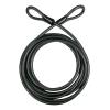 DELSWIN Security Steel Cable with Loops - 6ft, 15ft Heavy Duty Bike Steel Cables 3/8 inch Thick Vinyl Coated Braided Lock Cable for Bicycle, Generator, Kayak, Patio Furniture view 1
