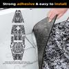 FOCEAN Boat Flooring EVA Foam Boat Decking Camo Marine Flooring Self-Adhesive Marine Mat for Motorboat RV Yacht Kayak, 94.5''x 23.6'', Snow Camo view 3