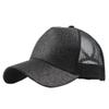 Buns Visor Glitter Plain Unisex Messy Trucker Ponytail Cap Baseball Hat Baseball Caps Stole My Hat (Black, One Size) view 1