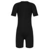 JEATHA Kids Girls Boys Rash Guard Short Sleeve Zipper Front One Piece Swimsuit Color Block Swimwear Black Yellow 1 16 view 2