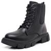 Apakowa Girls Combat Boots Fashion Ankle Booties Side Zipper Boots (Little Kid/Big Kid) view 1
