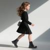 Apakowa Girls Combat Boots Fashion Ankle Booties Side Zipper Boots (Little Kid/Big Kid) view 2