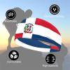 Biyejit Dominican Flag Women Men Sport Headband Youth Kids Stretch Moisture-Wicking Running Sweatband for Gym Fitness, Workout, Basketball,Yoga view 3