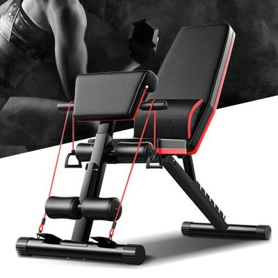 Adjustable Folding Weight Bench Multifunctional Workout Bench FID Weight Bench Ab Sit up Bench Flat Incline Decline Bench Home Gym Equipment for Men and Women (Max Load 353lb)