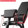 Adjustable Folding Weight Bench Multifunctional Workout Bench FID Weight Bench Ab Sit up Bench Flat Incline Decline Bench Home Gym Equipment for Men and Women (Max Load 353lb) view 4