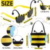 Janmercy Bee Costume Kit Halloween Cosplay Adults Women Bee Costume Accessories Halloween Cosplay Party(Medium) view 2