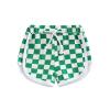 BOIBOKOKO Infant Baby Girl Boy Shorts Cotton Breathable Pants Checkerboard Print Athletic Shorts Unisex Summer Short Pants (Green, 18-24 Months) view 1