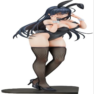 GOOD SMILE COMPANY Ikomochi Original Character: Black Bunny Aoi 1:6 Scale PVC Figure
