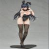 GOOD SMILE COMPANY Ikomochi Original Character: Black Bunny Aoi 1:6 Scale PVC Figure view 2