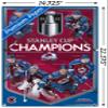 Trends International NHL Colorado Avalanche - 2022 Commemorative Stanley Cup Champions Wall Poster, 14.725" x 22.375", Premium Poster & Push Pin Bundle view 3