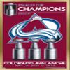 Trends International NHL Colorado Avalanche - 2022 Commemorative Stanley Cup Team Logo Wall Poster, 14.725" x 22.375", Gold Framed Version view 1