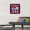 Trends International NHL Colorado Avalanche - 2022 Commemorative Stanley Cup Team Logo Wall Poster, 14.725" x 22.375", Black Framed Version view 2