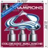 NHL Colorado Avalanche - 2022 Stanley Cup Team Logo Wall Poster with Push Pins view 3
