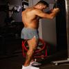 Ouber Men's Running Shorts with Liner 2'' Workout Shorts Bodybuilding Side Split Mesh Gym Shorts Grey,M view 3