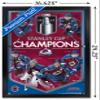 Trends International NHL Colorado Avalanche - 2022 Commemorative Stanley Cup Champions Wall Poster, 14.725" x 22.375", Black Framed Version view 3