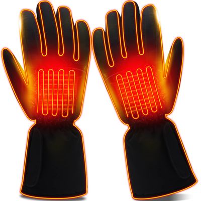 IFWATER Electric Heated Gloves for Men Women,Waterproof Touchscreen Heating Gloves Winter Thermal Sports for Skiing Snowboarding Cycling Motorcycle Hiking Hand Warmer Gloves(Large)
