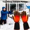IFWATER Electric Heated Gloves for Men Women,Waterproof Touchscreen Heating Gloves Winter Thermal Sports for Skiing Snowboarding Cycling Motorcycle Hiking Hand Warmer Gloves(Large) view 4