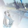 50PCS 3" Heavy Duty Carabiner Clips Bulk, 5/16" Gavanized Steel Spring Snap Hook Carabiner, M8 500LBS Capacity Spring Quick Links Clips for Camping Hiking Hammock Swing and Outdoor Activities view 4