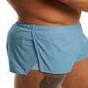 Ouber Men's Running Shorts with Liner 2'' Workout Shorts Bodybuilding Side Split Mesh Gym Shorts SkyBlue,XXL view 3