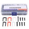 1 Box Badminton Grommets, Tennis Stringing Machines & Tools, Universal Badminton Racket Grommets Nylon Racquet Eyelets Bucket String Protector Stringing Tools for Tennis Pickball Squash view 1