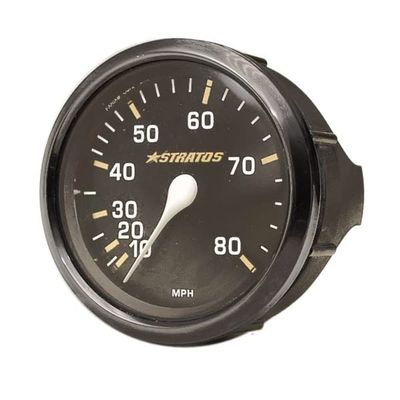 Faria Boat Speedometer Gauge SE9359A | Stratos 80 MPH 3 1/4 Inch