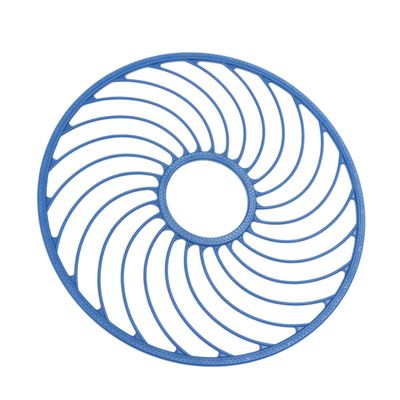 INOOMP American Type Throwing Net Disc Fishing Throwing Net Disc Hand Cast Net Throwing Disk Special Fishing Net Throwing Disc for Fishing ( 60CM Diameter Blue )
