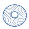 INOOMP American Type Throwing Net Disc Fishing Throwing Net Disc Hand Cast Net Throwing Disk Special Fishing Net Throwing Disc for Fishing ( 60CM Diameter Blue ) view 4